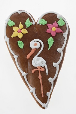 Coeur cigogne pain d'épices