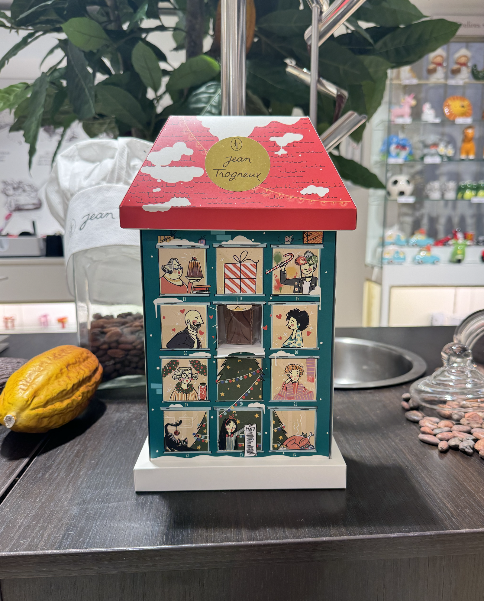 Calendrier de l'avent bonbons de chocolat maison 