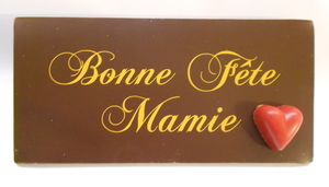 Message chocolat