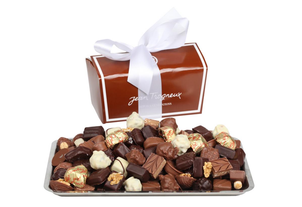 Ballotin de chocolat de Noel - chocolat de fabrication artisanale (Version  750g environ 90 chocolats) : : Epicerie