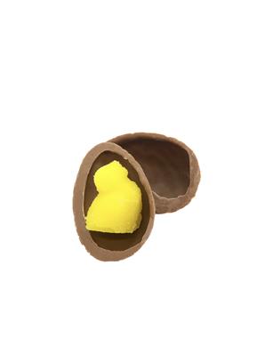 Oeuf chocolat et son poussin sucre