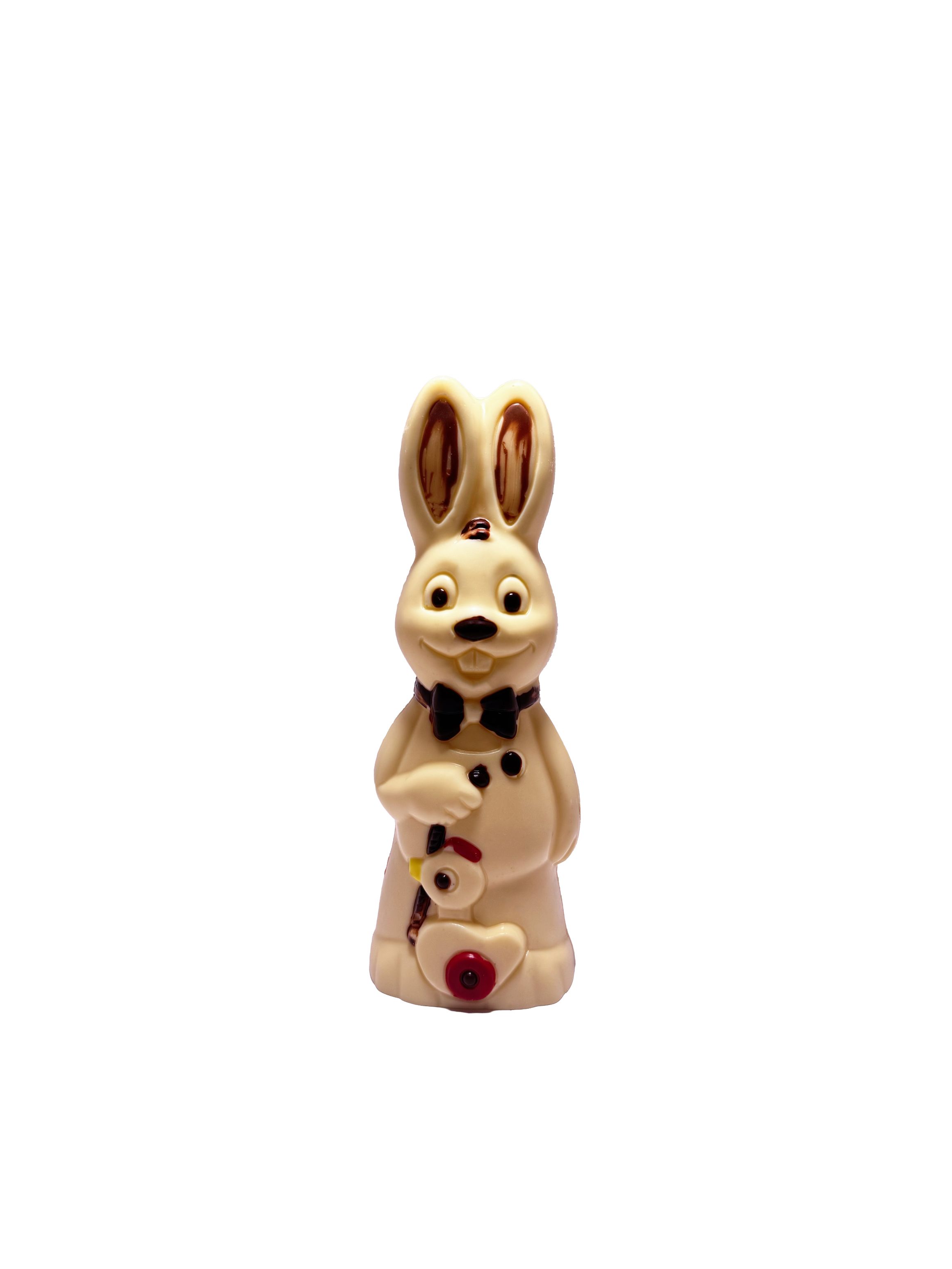 Lapin jouet blanc